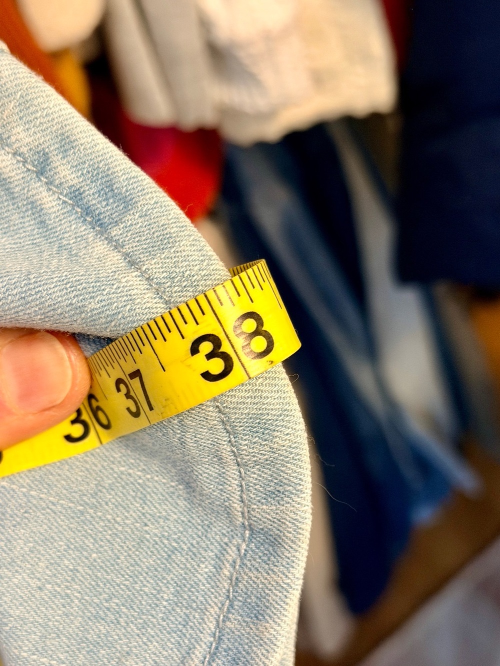 Tall 6’1” Club | Flare Leg Jeans | Light Wash | Size 8 Tall | 38" Inseam - Picture 8 of 8